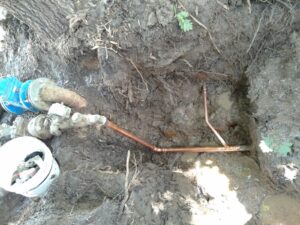 Burst water pipe 3
